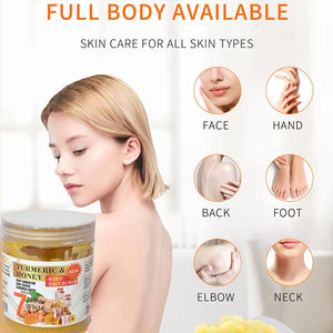 Private Label Natürliches Bio-Aufhellendes Körperpeeling, Exfolierend, Bleichend, Entfernt Dunkle Flecken, Kurkuma-Peeling für Gesicht und Körper - Product Image 6