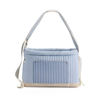 Sac de transport pour animaux de compagnie à bandoulière large, sacoche de voyage portable pour chiens et chats, accessoires de transport pour animaux