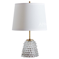 Lampe de table LED en cristal ANNO Lampe de table en verre blanc