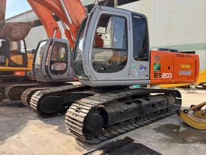 Excavatrice sur chenilles Hitachi EX200 d'occasion de bonne qualité pour la construction Composants de base d'origine Shanghai - Product Image 6