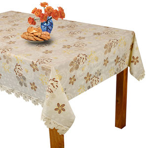 Mesa de plástico de PVC de tela de cubierta de tabla no NR china mantel de encaje - Product Image 4