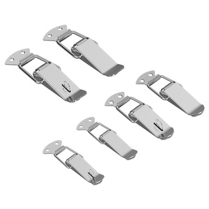 Stainless Steel Spring Latch Mini Metal Buckle Keyless Furniture <b>Lock</b> Hardware Accessory - Product Image 1