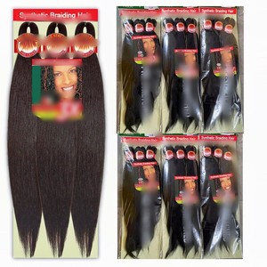 En gros 3X EZ Braids Cheveux à tresser Yaki Ombré pré-étirés à trame unique - Product Image 1