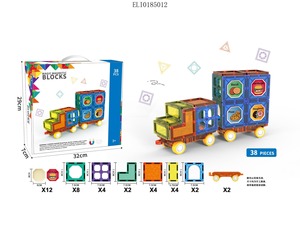 Bloques Magnéticos <span class=keywords><strong>Mágicos</strong></span>, Juguetes de Construcción, Juguetes Educativos STEM Montessori para Niños Pequeños, Actividades para Niños, Regalos de Cumpleaños - Product Image 6
