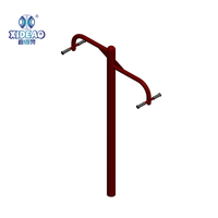 TUV-Certified Outdoor Gym Steel Fitness Equipment Nueva e innovadora barra de dominadas