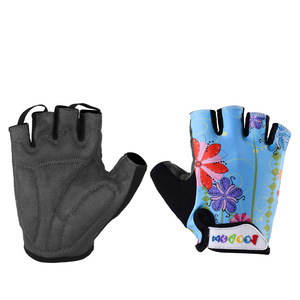 Boodun – gants de cyclisme pour enfants, demi-doigts, absorbant les chocs, pour vélo d'équilibre, pour une utilisation en plein air en été - Product Image 3