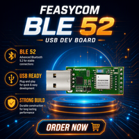 Feasycom FSC-DB006-BT630-USB intégré NRF52832 test de puce BLE 5.2 carte de développement USB PCB à faible consommation d'énergie pour Module FSC-BT630