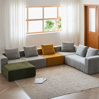Fabricants OEM/ODM de canapés sectionnels modernes pour la maison, meubles de salon, emballés en boîte, canapé compressé