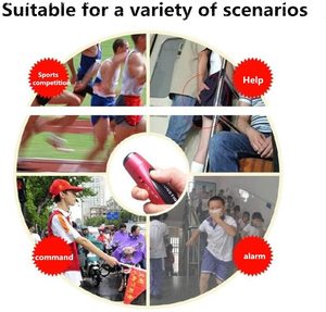 Màu xanh Thể Thao cầm tay Còi điện tử với dây buộc cho trọng tài <span class=keywords><strong>P</strong></span>. Giáo viên đào tạo Còi điện tử - Product Image 5