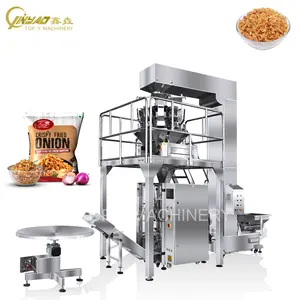 Automatic Fried Onion Pillow Bag VFFS Packaging Machine Fried Garlic Vertical Roll Film Packing Machine