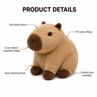 Peluche personnalisée OEM Capybara, jouet en peluche, poupée, broderie de logo personnalisée, cadeau promotionnel, mascotte de marque, fabricant de peluches