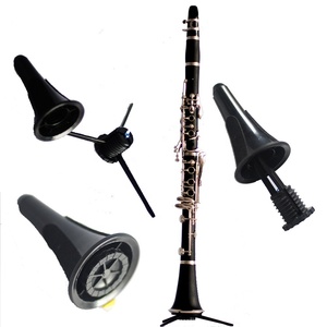 Soporte de trompeta portátil para clarinete, soporte de Metal plegable para clarinete, negro - Product Image 5