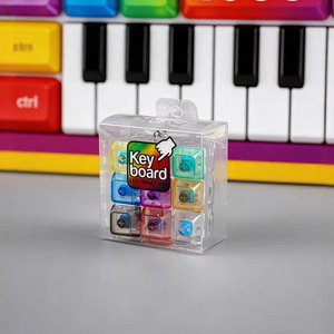 Key <b>Board</b> Led Fidget Toy Transparent Pvc Box Rectangle Stress Relief Gift For Desk Use - Product Image 2