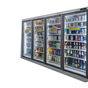Congelador vertical de exhibición para supermercado con puerta de vidrio - Product Image 1