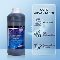 Tinta Eco Solvente Premium HANYING para Impresión de Gran Formato en Exteriores CMYK para Impresión Digital en Vinilo