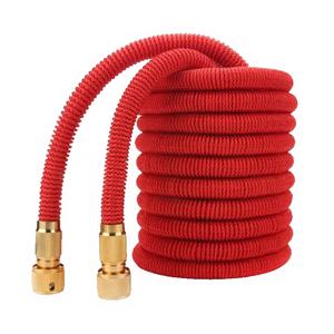 红绿橙黄25英尺至200英尺花园软管卷盘ABS塑料水枪，带膨胀布耐用聚氨酯材料 - Product Image 2