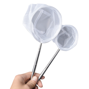 어항 스키밍 네트 3D 딥 메쉬 볼 신축성 금속 폴 소형 수족관 물고기 잡는 도구 - Product Image 1