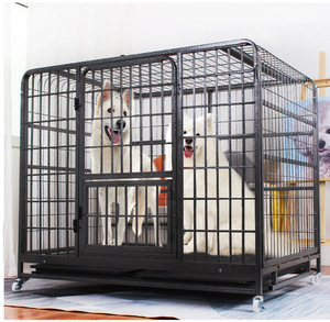 Ekstra besar (XXXL) anjing lipat peti mewah logam kandang hewan peliharaan rumah untuk anjing - Product Image 6