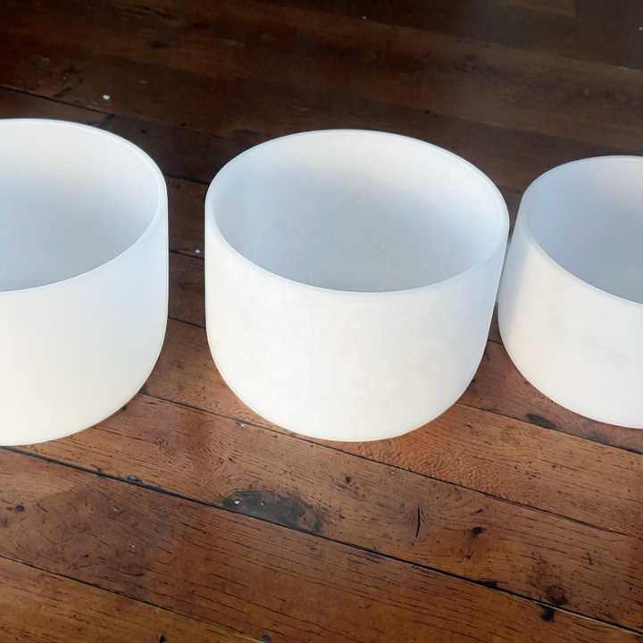 Wholesale 8- 14 Inch 440hz clear Crystal Singing Bowls Set Chakra Sound ...