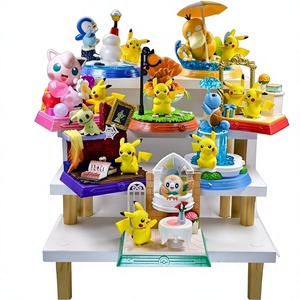 Autentica Scatola Misteriosa <span class=keywords><strong>Pokémon</strong></span> con <span class=keywords><strong>Pikachu</strong></span> e i Suoi Amici, Statuetta in Vetro, Decorazione da Scrivania, Regalo per Ragazze dai 5 ai 7 Anni - Product Image 1