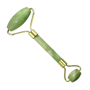 Haute Qualité Personnalisé Double Soudé Xiuyan <span class=keywords><strong>Jade</strong></span> Massage Facial 100% Vert naturel <span class=keywords><strong>Rouleau</strong></span> de <span class=keywords><strong>Jade</strong></span> - Product Image 1