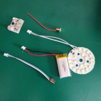 Kit de carte de commande tactile LED USB 5V en vrac, alimenté par batterie rechargeable, module LED blanc pour projet de lampe à base en bois DIY
