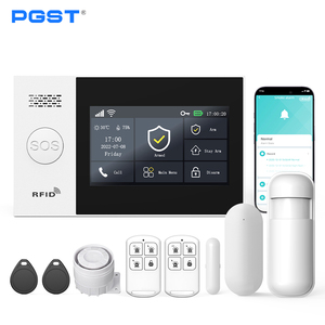 Sistema de seguridad para el Hogar Inteligente PGST Tuya 4G/GSM/Wifi alarma antirrobo con Control de aplicación ABS sistema de seguridad para el hogar inalámbrico y con cable - Product Image 1