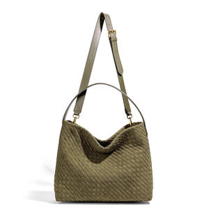 Women's fashionable large capacity casual shoulder bag, women's woven <b>handbag</b> - Product Image 1