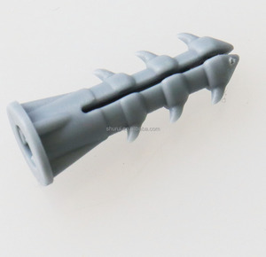Spina a muro in Nylon rosso con plastica <span class=keywords><strong>da</strong></span> 10mm e ancoraggio di espansione con tappi a muro con viti - Product Image 3