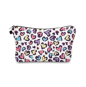 Sac à cosmétiques tendance pour femmes, imprimé vaches, imperméable, en <span class=keywords><strong>tissu</strong></span> polyester PU, fermeture éclair, élégant, pochette de maquillage pour les voyages - Product Image 4