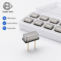 Résonateur à quartz hermétique en métal 4 MHz, 30 pF, 50 ppm, faible consommation, à deux broches, à travers trou, pour circuits analogiques et numériques ESR