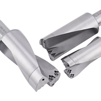 Foret en U de grande taille SP/WC avec diamètres 50/55/60/65/70/75/80/90/100, résistant aux chocs, refroidissement interne, foret CNC violent 2D 3D