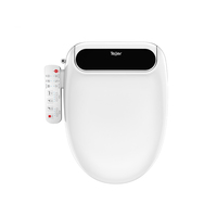 Ensemble de couvercles de siège de toilette intelligents à LED pour salle de bain, chauffants, 110-120V 220-240V