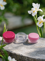 Petits pots en plastique PS vides de 5g 5ml pour crèmes, lotions, onguents, poudres, échantillons de soins de la peau