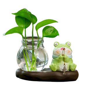 Figura Decorativa de Rana Relajada <span class=keywords><strong>para</strong></span> Escritorio de Oficina - Regalo Creativo Hecho a Mano de Alta Gama <span class=keywords><strong>para</strong></span> Escritorio - Product Image 5