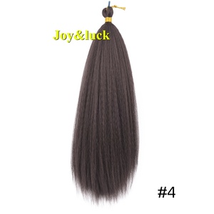 Lot de Cheveux Synthétiques Lisses et Volumineux Yaki de 22 Pouces (100g) pour Femmes Africaines – Extensions de Cheveux en Crochet en Gros - Product Image 2