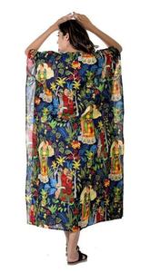 เสื้อเบลเซอร์คอตตอนผ้าคอตตอนฟตาร์สำหรับผู้หญิงชุดกิโมโนผ้าควิลท์ kahlo Kantha สำหรับใส่ไปงานปาร์ตี้ฤดูหนาว - Product Image 3