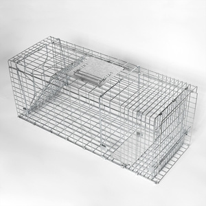 32 "grand métal pliable attraper vivant raton laveur lapin écureuil Rat <span class=keywords><strong>Cage</strong></span> piège sans cruauté libération Animal capture piège pour la lutte antiparasitaire - Product Image 2