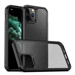 Stoß feste, tropfen geprüfte, durchscheinende, matte, harte PC-Rückseite mit TPU Edge Slim Fit für das iPhone 12 Pro Max