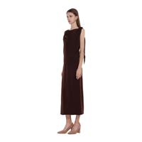 Ensemble pull et jupe longue fendue pour femme, en laine d'hiver, sans manches, col semi-haut, ample