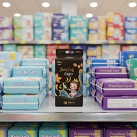 GRATIS MUSTER Private Label Bedruckte Bio-Baumwolle Einweg-Babywindeln Weich Atmungsaktiv Absorbierend 3D-Auslaufschutz-Großhandel