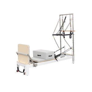 Reformer de Pilates, torre de banda, estudio en casa, entrenador de Pilates de aluminio negro, moldeador multiusos - Product Image 1