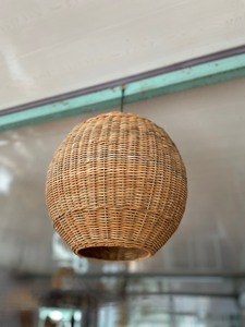 Abat-jour rond en rotin moderne fait à la main cadre en fer enduit de poudre couvercle de lumière décoratif écologique pour l'intérieur hôtel maison usage - Product Image 4