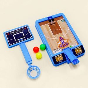 ของเล่นบาสเก็ตบอลพลาสติกขนาดเล็กสำหรับเด็ก เกมส์เล่นในร่ม/กลางแจ้ง เสริมสร้างทักษะการเรียนรู้ ของขวัญขายส่ง - Product Image 4