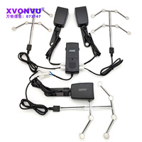 XVONVU Dispositif d'alarme vocale intelligent pour rappel de ceinture de sécurité, capteur de pression de poids pour siège, personnalisable