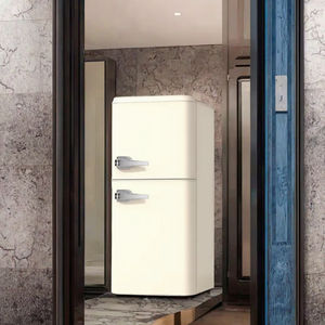 Vente à chaud de <span class=keywords><strong>mini</strong></span> réfrigérateur portable de style rétro de 72L et de compresseur en acier inoxydable pour congélateur supérieur pour la maison et l'extérieur - Product Image 3