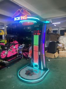 Máquina de boxeo tipo stand-up, juego de arcade para prueba de fuerza, simulador de entrenamiento físico, juego de saco de boxeo electrónico - Product Image 6