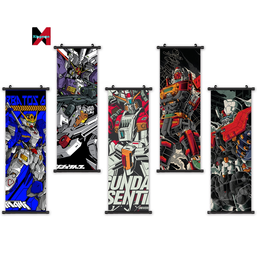 Japanese BANDAI Poster Wall Art GUNDAM Canvas Painting