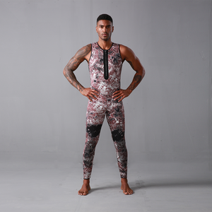 पुरुषों और महिलाओं के लिए 5 मिमी छलावरण नियोप्रोपेन दो-टुकड़ा आर्द्रसूट थर्मल डाइव सूट थर्मल डाइव - Product Image 6