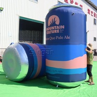 Modèle gonflable géant personnalisé de 3 m de haut pour la publicité, modèle gonflable de canette de boisson, canettes de bière